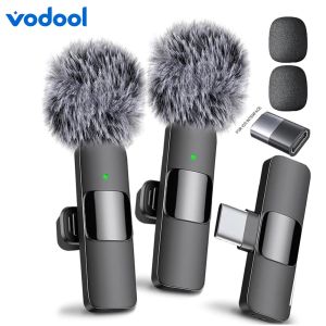 2 In 1 Mini Microphone System Noise Canceling for Interview Video Podcast