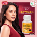 Myra E 300 I.U. Vitamin E (d-Alpha Tocopherol Acetate) 30 Capsules. 