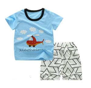 Stelan Baju Pendek & Celana Pendek Anak Estimasi Usia 1-5 Tahun