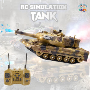 Jackjacktoys Mainan Kendaraan Anak Mobil Spray RC Tank Water Bubble Terdapat Lampu dan Efek Asap