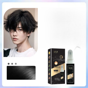 Natural Plant Hair Dye With Comb Easy Cover White Hair Salon-Quality Results Long Lasting Hair Dye