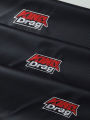 Universal Motorcycle Leather Seat Cover KING DRAG Logo Design. 