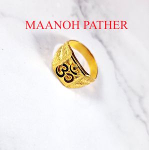 4.00GM-916 SANSKIT OM RING-916 CIN CIN-916 RING-916 INDIAN RING-916 RING-916 CIN CIN EMAS-916 GOLD-916 SANSKRIT OM RING-916 CIN CIN-MAANOH PATHER