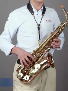 Dây đeo Saxophone cổ áo dây đeo cổ da PU mềm Dây đeo có thể điều chỉnh thoải mái Saxophone dây đeo Saxophone Phụ Kiện