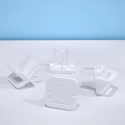 HAPPY DROPS Three Holes Portable Power Socket Electrical Safety Safety Plug Electrical Outlet Socket Power Protect Covers Baby Safety Guard Protection Cap Anti Protector Cover