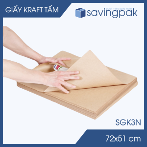 SGK - Nhiều size - 100 tấm giấy Kraft nâu đóng hàng - Giấy xi măng gói hàng giấy gói quà