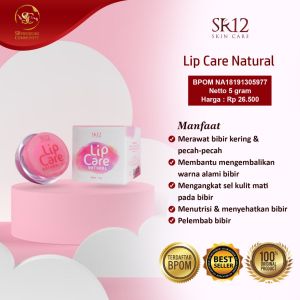 LIP CARE SR12 BEST SELLER LIP BALM MELEMBABKAN MENCERAHKAN BIBIR KERING WARNA HITAM CEWEK COWOK