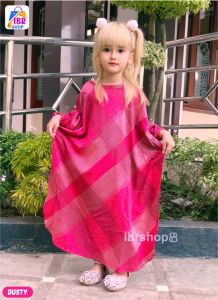 Gamis Kaftan Anak Perempuan Usia 1-8 Tahun Bahan Rayon Sangat Halus Adem dan Nyaman di pakai