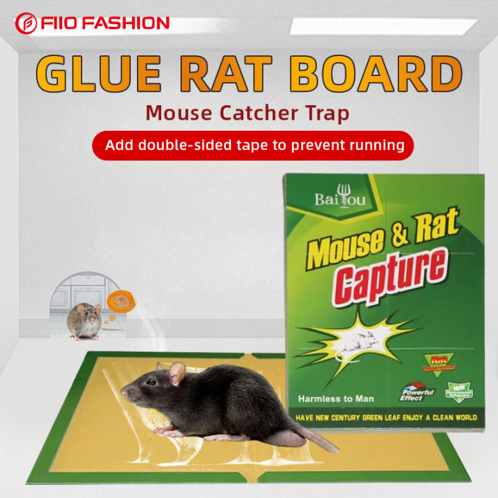 Large Mouse Glue Traps Rat Sticker Trap Mat Strong Glue Adhesion Mouse ...