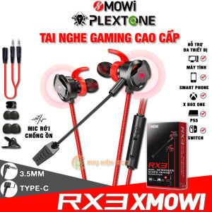 Tai nghe gaming có mic rời xMOWi RX3 - Tai nghe gaming có dây Plextone G20/G30/G50 MOWI RX3 có mic