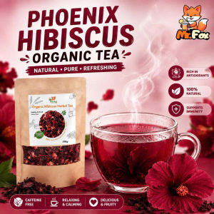 PHOENIX HIBISCUS ORGANIC TEA – Premium Organic Herbal Tea Rich in Antioxidants
