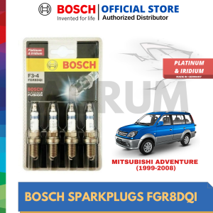 Bosch Sparkplugs Platinum & Iridium for Mitsubishi Adventure All Models (FGR8DQI) 4pcs