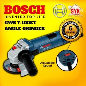 SYK BOSCH GWS 7-100ET Angle Grinder Machine Metal Cutter Power Tools Electric Ginder Mesin Pemotong Besi - 06013885L0