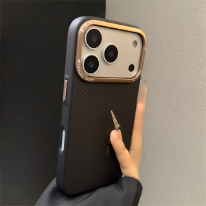 Carbon Fiber Texture  Matte Cases For iPhone 17 16 15 Pro Max Magnets Charging Luxury Camera Lens Protective Phone Cover