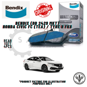 HONDA CIVIC FC (TEA) / TYRE R FK8 REAR BENDIX METAL KING TITANIUM BRAKE PAD