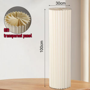 (Local Ready Stocks)Folding Cake Stand Cylinder Dessert table Wedding Exhibition Shelf Display Engagement Baby Banquet Balloon Decoration Origami Column Encrypted