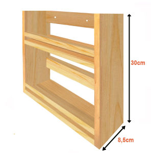 Tempat Bumbu Dapur 2 Susun 1 Set Toples + Sendok Bumbu Sticker Model Terbaru Rak dapur Serbaguna