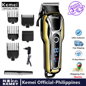 Kemei Km-1990 Razor for Haircut Original Set Razor for Pets Dog Clipper Heavy Duty Shaver for Men Rechargeable Epilator Kemei Cordless Clipper