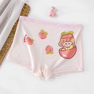 DXSS การ์ตูนเด็กผู้หญิงวัยรุ่นกางเกงชั้นในพิมพ์ลายน่ารักเด็ก Comfort ระบายอากาศได้บางบ๊อกเซอร์ผ้าฝ้ายกางเกงชั้นในชายเด็ก M-4XL กางเกงในอ่อนนุ่ม
