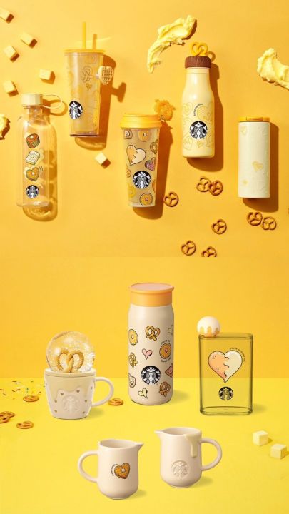 Starbucks Valentine 2023 butter together collection Butter Heart 12Ss  Dripping Heart 14Oz Baking Goods 12Ss Melting Btl 25Oz - Lazada | Lazada