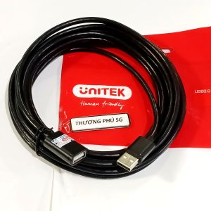 Cáp nối dài USB 2.0 dài 5m / Hiệu Unitek chính hãng (USB 2.0 AM to AF Cable)