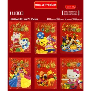 Angpao Shou Panjang Umur Angpau Longevity Happy Birthday Amplop Ulang Tahun Ampau Terbaru