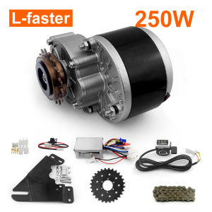 24V250W Electric Bike Left Side Drive Motor Kit Mountain Bicycle Conversion Kit Customized Electric Motor Kit For suspended bike