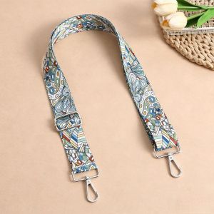 Bohemian print wide shoulder strap   Adjustable replacement strap   Crossbody bag with widened strap   Manufacturer