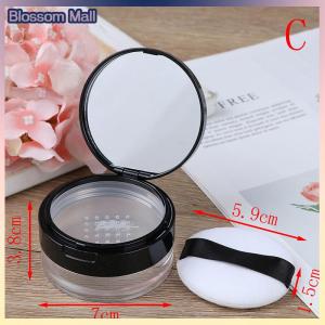 [Blossom] 7 phong cách Rỗng Mỹ phẩm sifter lỏng Jar container Puff hộp gương container trường hợp