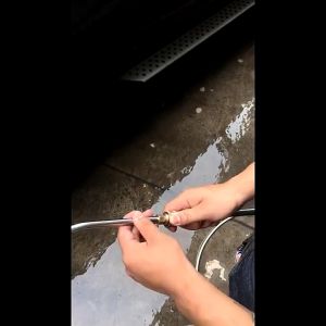 High Pressure Power Water Gun Extense Cleaning Nozzle U-Shape U-Shape Car Gutter Cleaning Tool