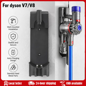 Vacuum Cleaner Docking Station Compatible for Dyson V7 V8 Wall Mounted Cord Free Charger Bracket