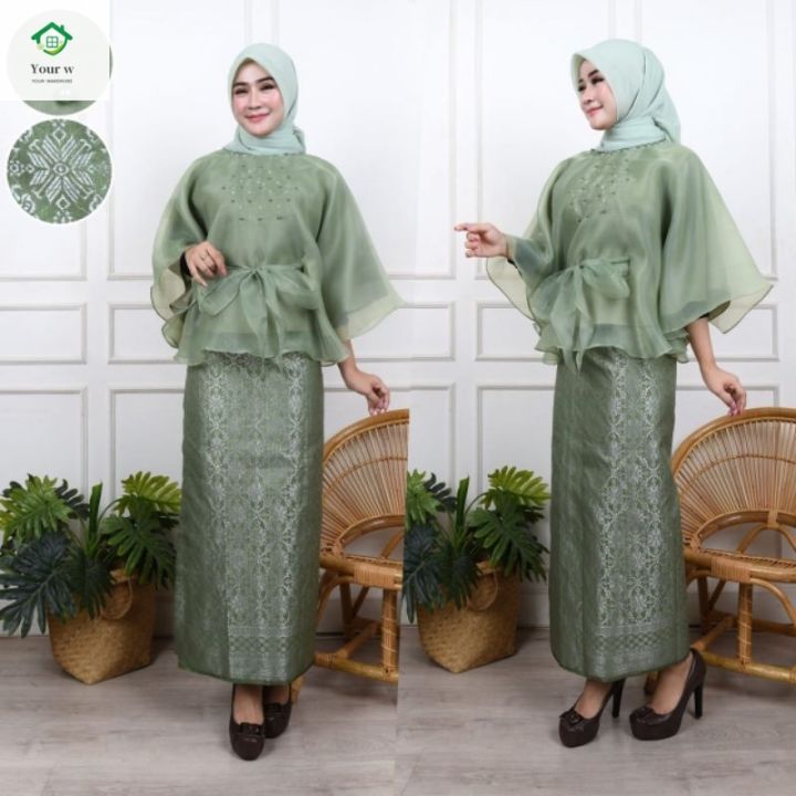 SOUL Organza Kebaya Set in Paradise