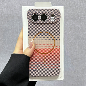 Ultra Thin Frameless Carbon Fiber Magnetic Wireless Charging Case For Huawei Honor 500 X7 Magic 8 7 Pro Kevlar Texture PC Cover