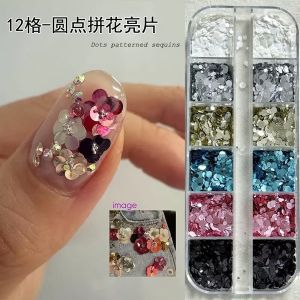 Khay charm ẩn tròn 12 ô nhiều màu