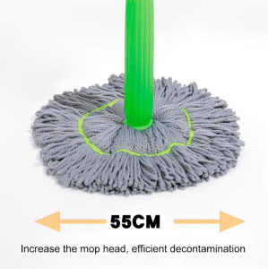 360° Rotating Floor Mop Wet And Dry Dual-Use Self Twisting Mop Hand Wash Free Spin Mop Household Cleaning Tool