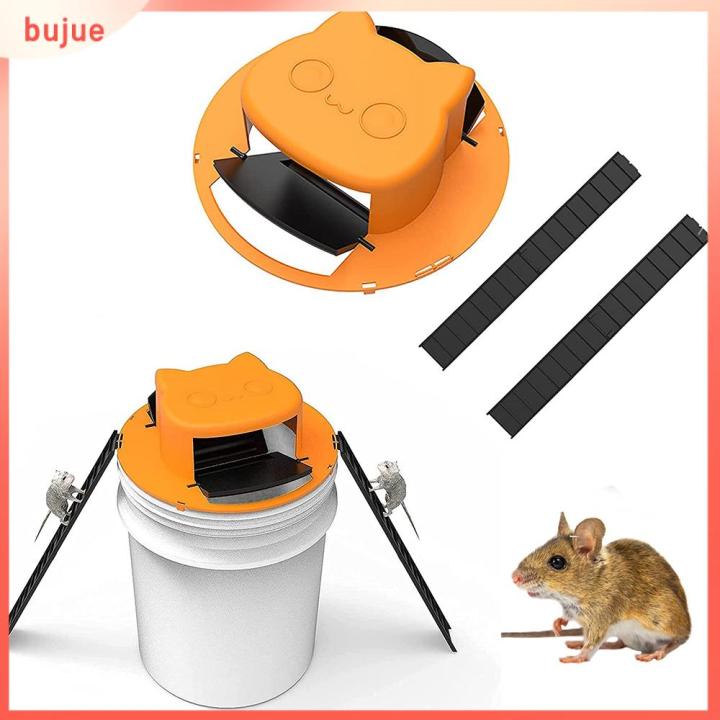 BUJUE Indoor and Outdoor Creative Rat Catching Slide Bucket Lid ...