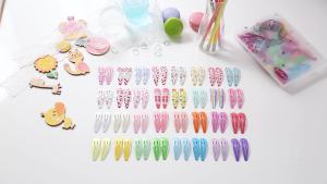 120 chiếc kẹp tóc Funia kích thước 2 inch nhiều màu sắc như kẹo có đế chống trượt bằng kim loại phụ kiện tóc dành cho trẻ em thanh thiếu niên và phụ nữ (40 màu sắc khác nhau). Kẹp tóc nhiều màu sắc kiểu dáng dễ thương chống trượt làm từ kim lo