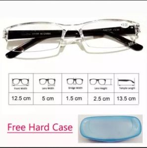 Kacamata Baca Plus Trendy (+) Korean Style untuk Pria & Wanita (+) +1.00 +1.25 +1.75 +1.50 +2.00 +2.25 +2.50 +2.75 +3.00 FREE CASE Mekar Maju