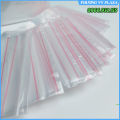 100 Túi Zip Trong Chỉ Đỏ Bấm Miệng - size 34 x 45 cm. 