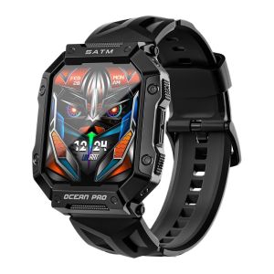 LOKMAT New OCEAN PRO Sports Smart Watch Bluetooth Reminder 1.85-inch Large Screen Health Bracelet