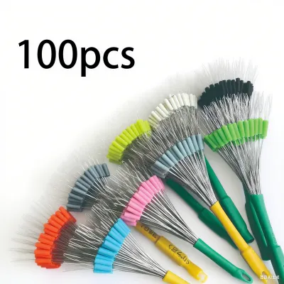 MASSTEK Pemancing 100pcs/lot Fishing Bobber Float Silicon Space Bean Stopper Fishing Line 22198