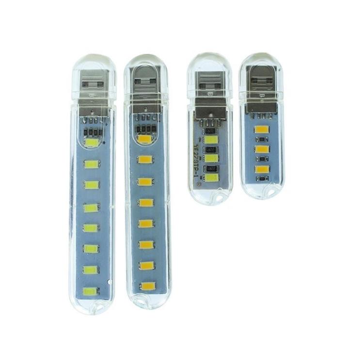 Thanh đèn LED mini 3 bóng, 8 bóng siêu sáng cổng cắm USB thích hợp để ...