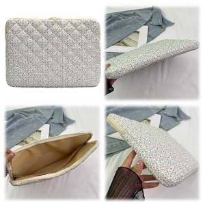 เคสป้องกันกระเป๋าใส่แล็ปท็อปพิมพ์ลายดอกไม้น่ารักปลอกคอมพิวเตอร์สำหรับ11-15นิ้วแล็ปท็อปแท็บเล็ต