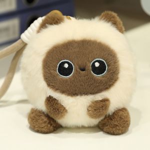 DWT9814 Cartoon Penguin Plush Keychain Stuffed Simulation Penguin Stuffed Pendant Home Decoration Animal Penguin Soft Pendant Kids
