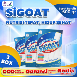 PAKET 3 BOX SiGOAT Susu Kambing Etawa – Solusi Sehat untuk Gula Darah Stabil