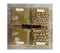 Edible Gold Dragees / Gold Pearl Sprinkles for cake decoration. 