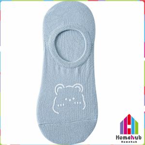 Homehub Boat Socks Female Shallow Mouth Bear Cute Japanese Cartoon Socks Spring And Summer Thin Socks