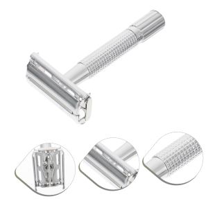 มีดโกนผู้ อุปกรณ์โกนหนวด มีดโกนหนวด 2 คม แบบโบราณ มีดโกนแบบเก่า ทนทานและมีคุณภาพดี