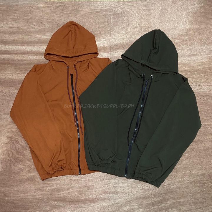 Freak Windbreaker Jacket with Pockets and Hood for Men