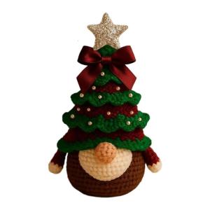 Beginner Christmas Gnomes Crochet Set With Step By Step Guide Soft Cotton Materials Crafting Activity
